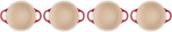 Le Creuset Aardewerken Mini Pannetjes Set Van 4 Stuks Kersenrood -Le Creuset 1200x226