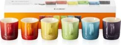 Le Creuset Espresso Kopjes Rainbow 100 Ml - 6 Stuks 8 Le Creuset Espresso Kopjes Rainbow 100 Ml - 6 Stuks -Le Creuset 1200x449