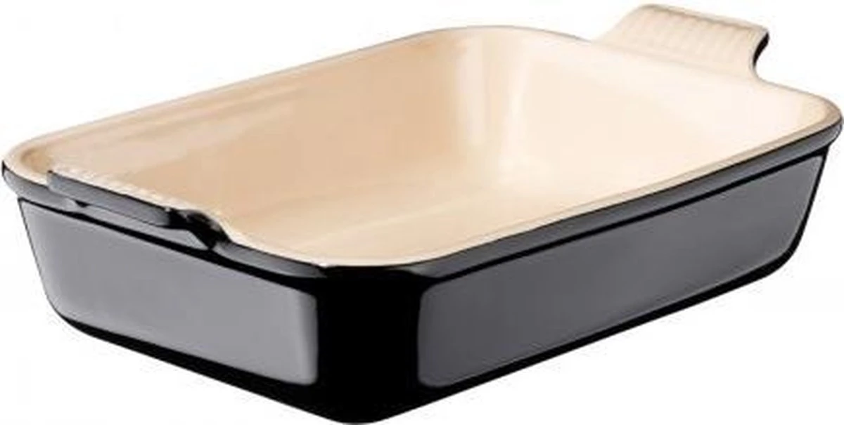 Le Creuset Ovenschaal Heritage Ebbenzwart - 26 X 19 Cm / 2.4 Liter 3 Le Creuset Ovenschaal Heritage Ebbenzwart - 26 X 19 Cm / 2.4 Liter