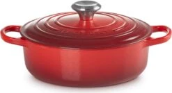 Le Creuset - Gietijzeren - Lage Braadpan - 24cm - Kersenrood 36 Le Creuset - Gietijzeren - Lage Braadpan - 24cm - Kersenrood -Le Creuset 1200x653