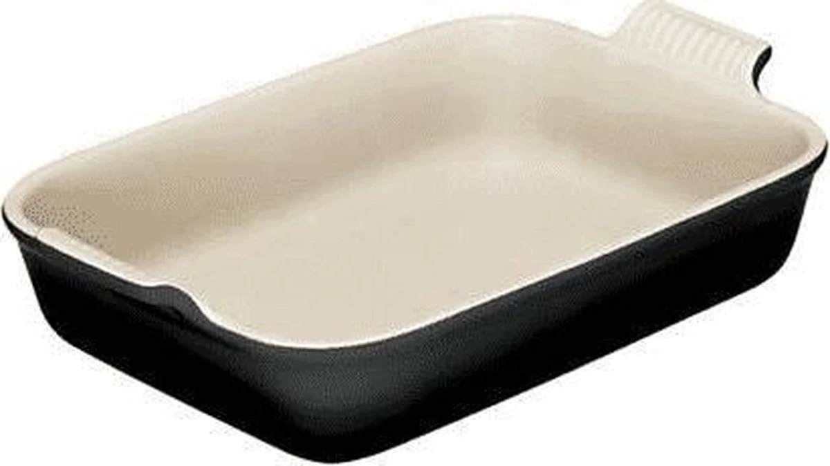 Le Creuset Ovenschaal Heritage Ebbenzwart - 26 X 19 Cm / 2.4 Liter 4 Le Creuset Ovenschaal Heritage Ebbenzwart - 26 X 19 Cm / 2.4 Liter - Afbeelding 2