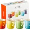 Le Creuset Set Van 6 Koffiebekers 200 Ml Regenboog Kleuren -Le Creuset 1200x677