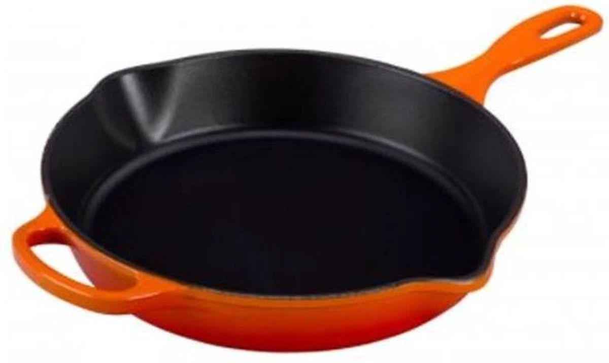 Le Creuset Ronde Hoge Skillet 26cm Oranjerood 3 Le Creuset Ronde Hoge Skillet 26cm Oranjerood