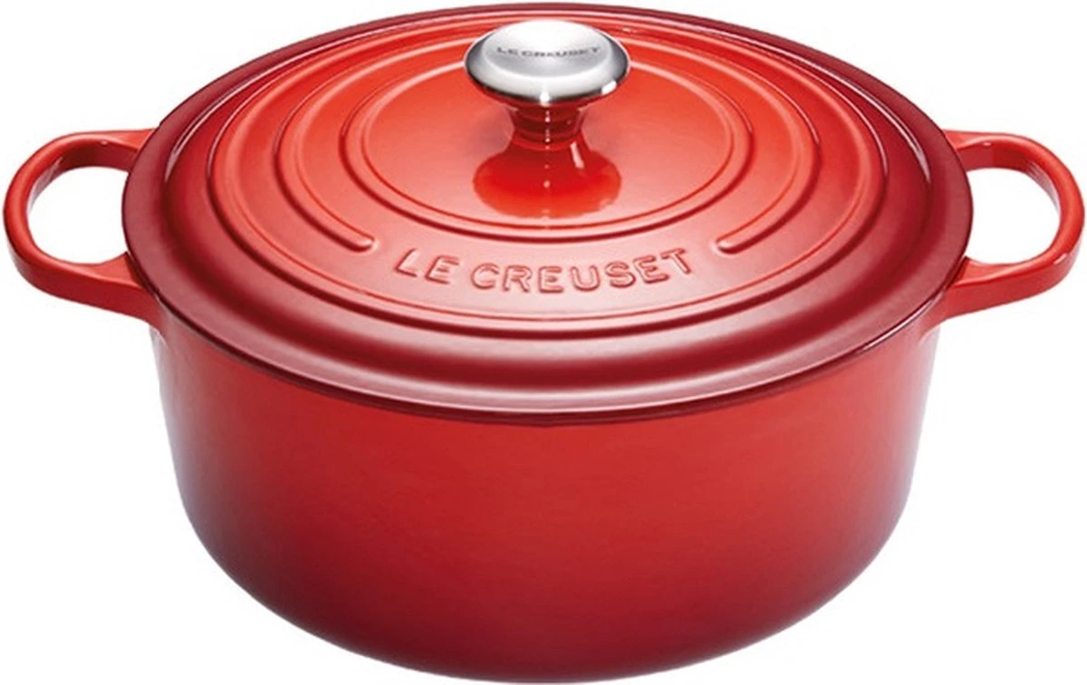 Le Creuset Braadpan Signature Kersenrood - ø 28 Cm / 6.7 Liter 15 Le Creuset Braadpan Signature Kersenrood - ø 28 Cm / 6.7 Liter - Afbeelding 13