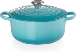 Le Creuset Braadpan Signature Caribbean Blue - ø 20 Cm / 2.4 Liter 10 Le Creuset Braadpan Signature Caribbean Blue - ø 20 Cm / 2.4 Liter -Le Creuset 1200x825