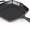 Le Creuset Gietijzeren Vierkante Grillpan - 26cm - Mat Zwart -Le Creuset 1200x827
