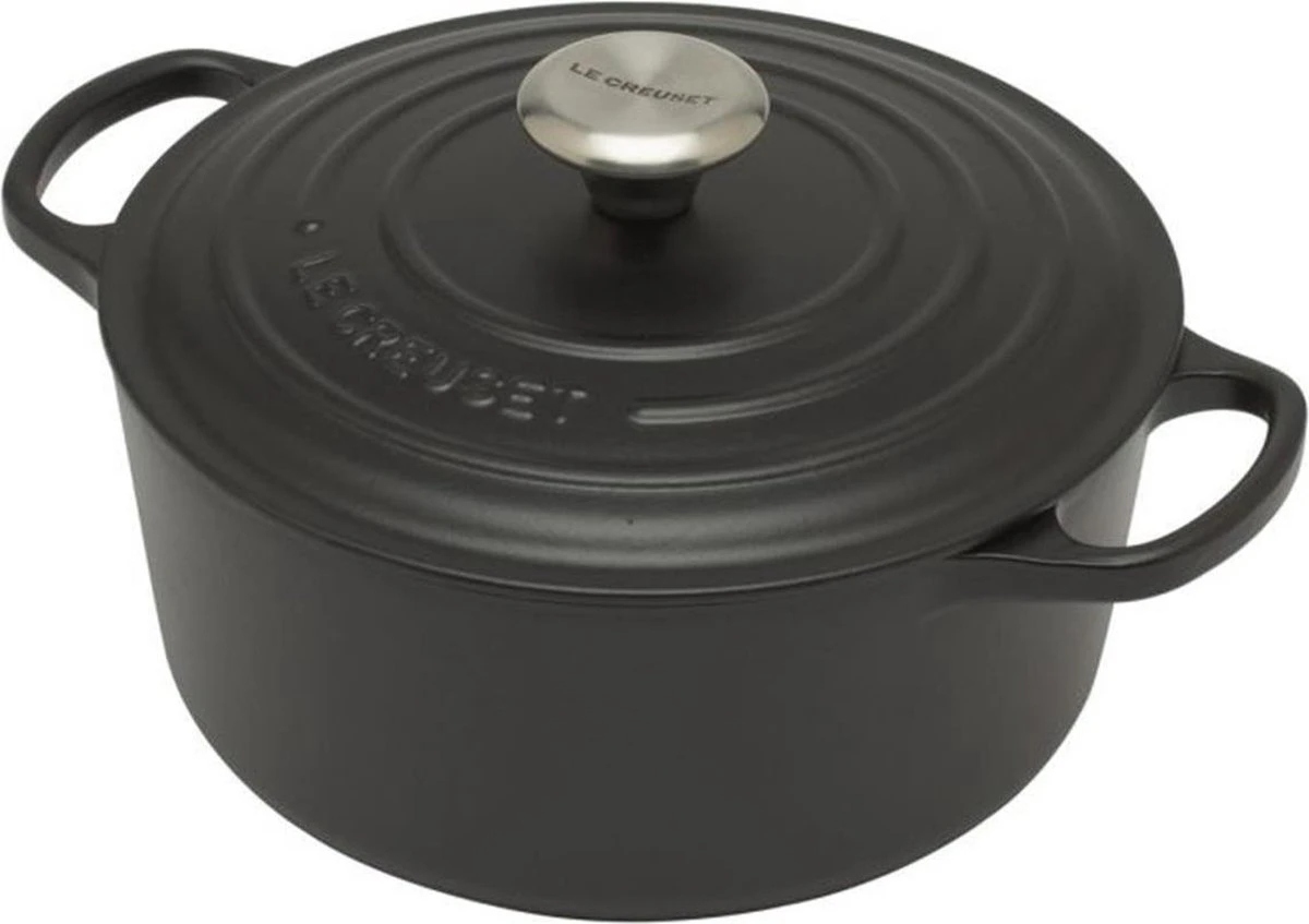 Le Creuset Signature Braadpan - 4,2 L - 24 Cm - Zwart