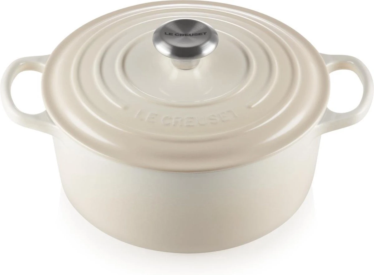 Le Creuset Braadpan Signature Meringue - ø 24 Cm / 4.2 Liter