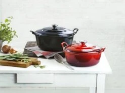 Le Creuset Braadpan Faitout Tradition Kersenrood - ø 24 Cm / 3 Liter 17 Le Creuset Braadpan Faitout Tradition Kersenrood - ø 24 Cm / 3 Liter -Le Creuset 1200x898
