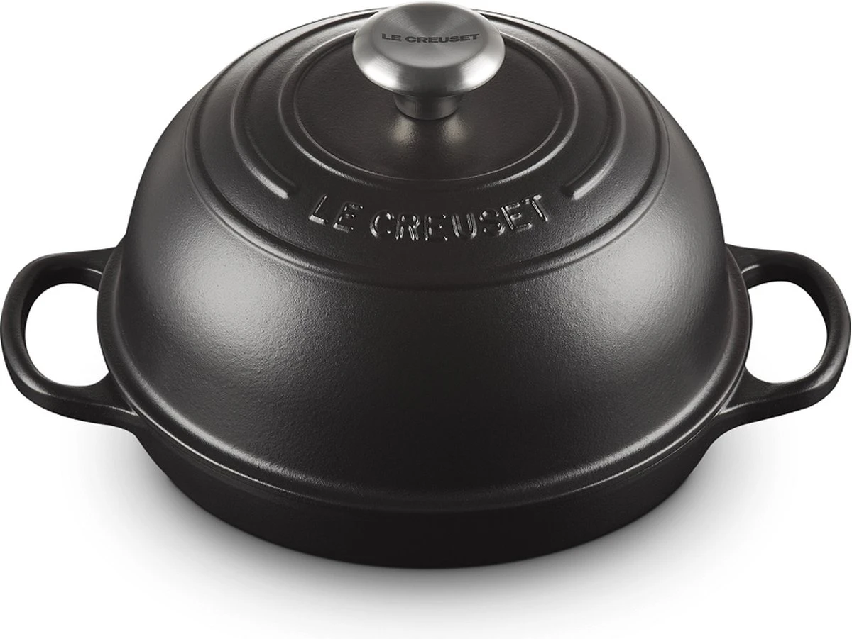 Le Creuset Broodpan Signature Mat Zwart - ø 24 Cm / 1.6 Liter 11 Le Creuset Broodpan Signature Mat Zwart - ø 24 Cm / 1.6 Liter - Afbeelding 9