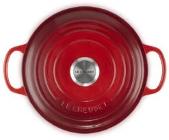 Le Creuset - Gietijzeren - Lage Braadpan - 24cm - Kersenrood 29 Le Creuset - Gietijzeren - Lage Braadpan - 24cm - Kersenrood -Le Creuset 1200x989