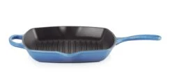 Le Creuset Grillpan Signature - Azure - 26 X 26 Cm - Geëmailleerde Anti-aanbaklaag -Le Creuset 20183262200422 alt1