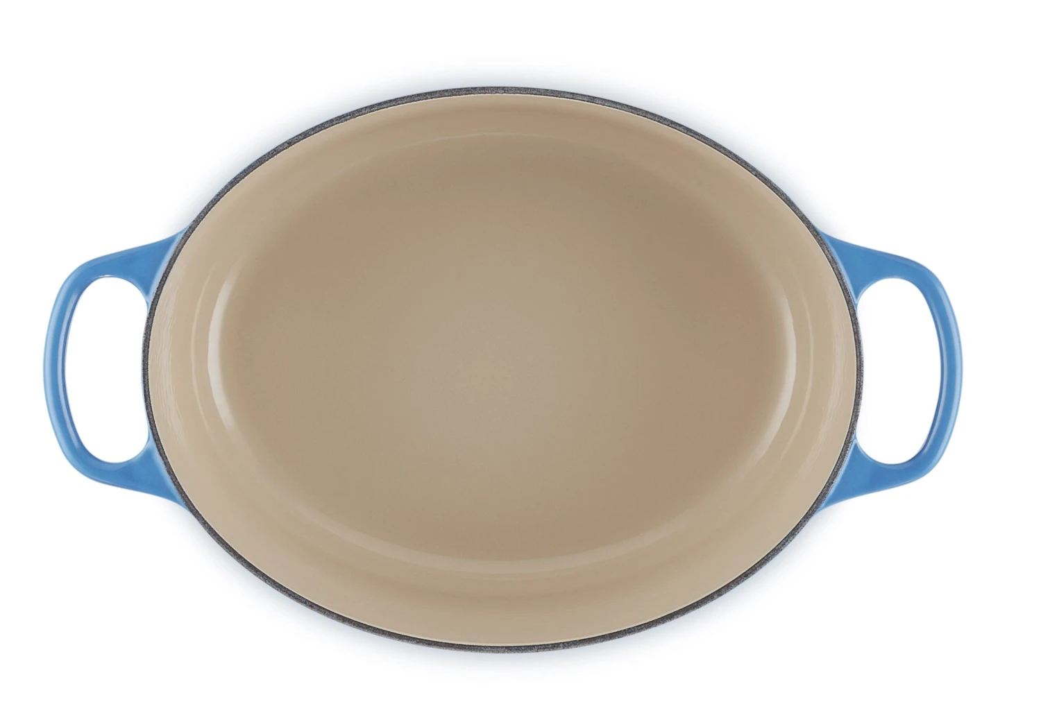 Le Creuset Braadpan Signature - Ovaal - Azure - ø 31 Cm / 6.3 Liter 6 Le Creuset Braadpan Signature - Ovaal - Azure - ø 31 Cm / 6.3 Liter - Afbeelding 4