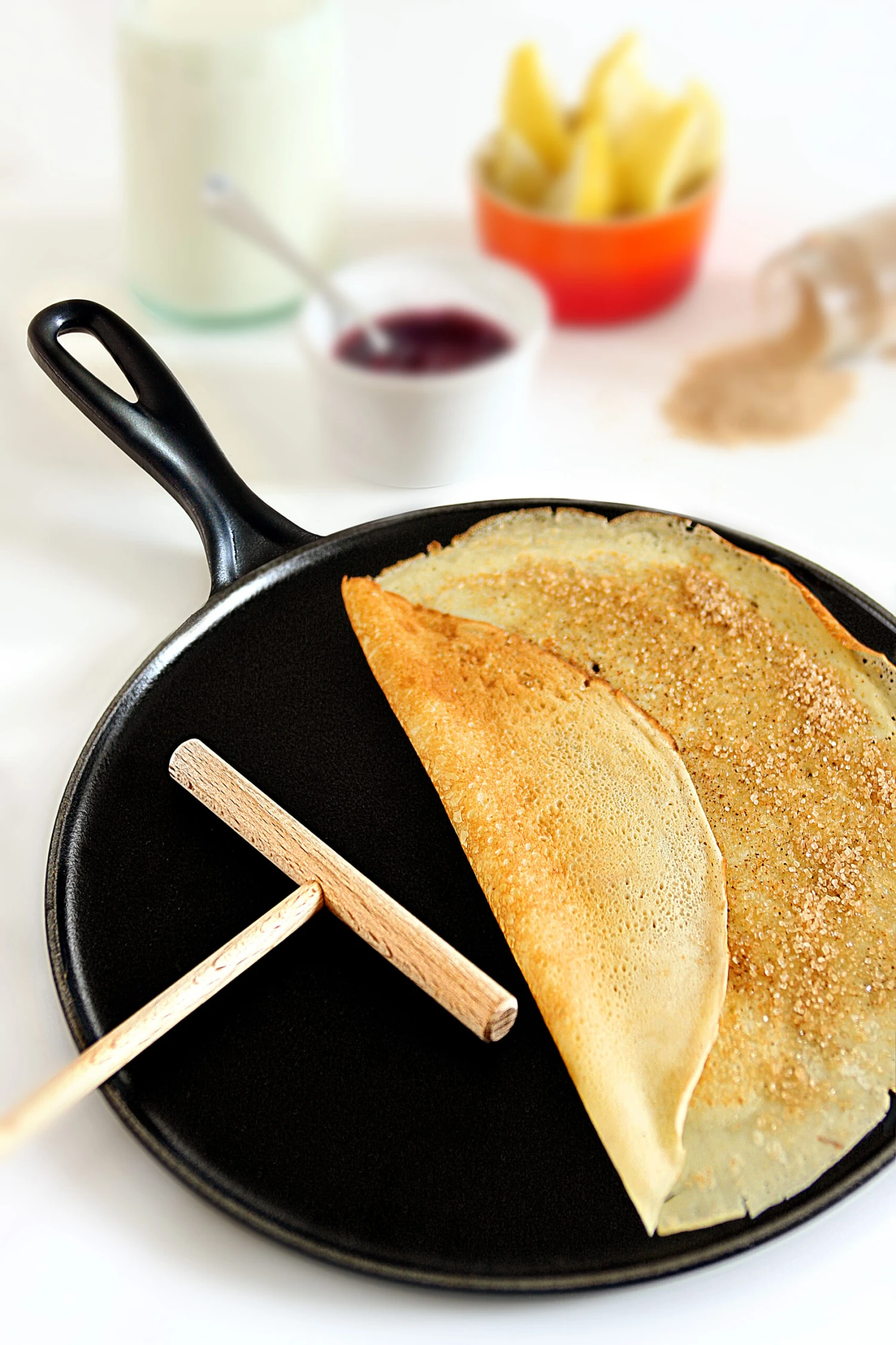Le Creuset Crêpespan Gietijzer Ø27 Cm 4 Le Creuset Crêpespan Gietijzer Ø27 Cm - Afbeelding 2
