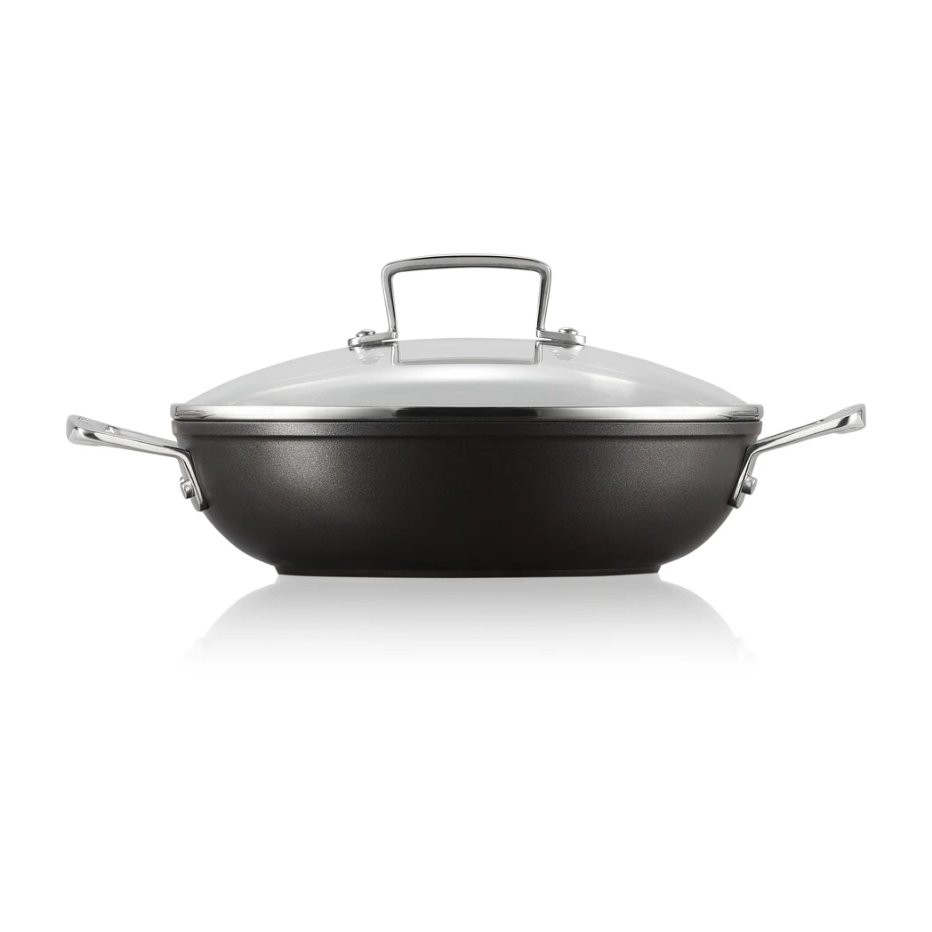 Le Creuset Hapjesbraadpan Met Deksel 4 Le Creuset Hapjesbraadpan Met Deksel - Afbeelding 2