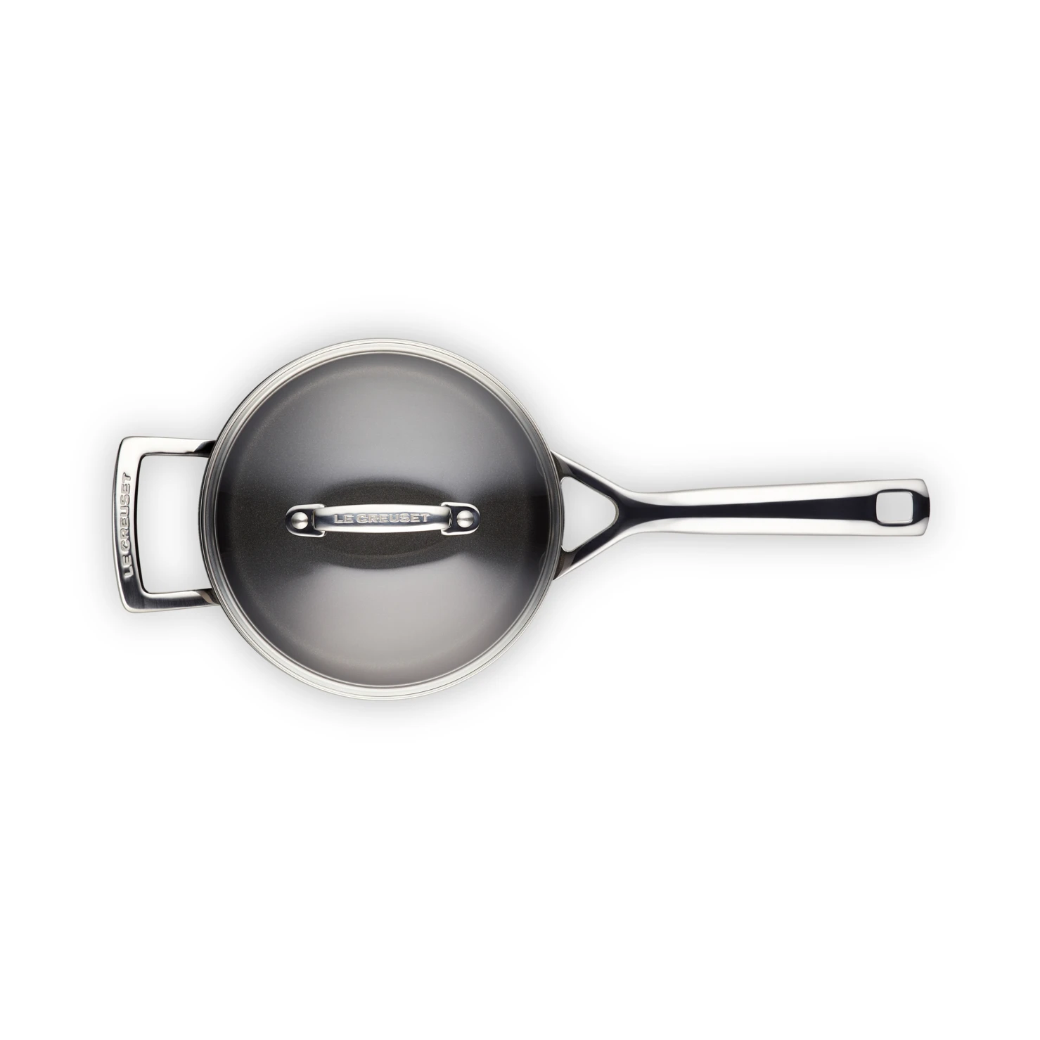 Le Creuset Steelpan Met Glazen Deksel 4 Le Creuset Steelpan Met Glazen Deksel - Afbeelding 2