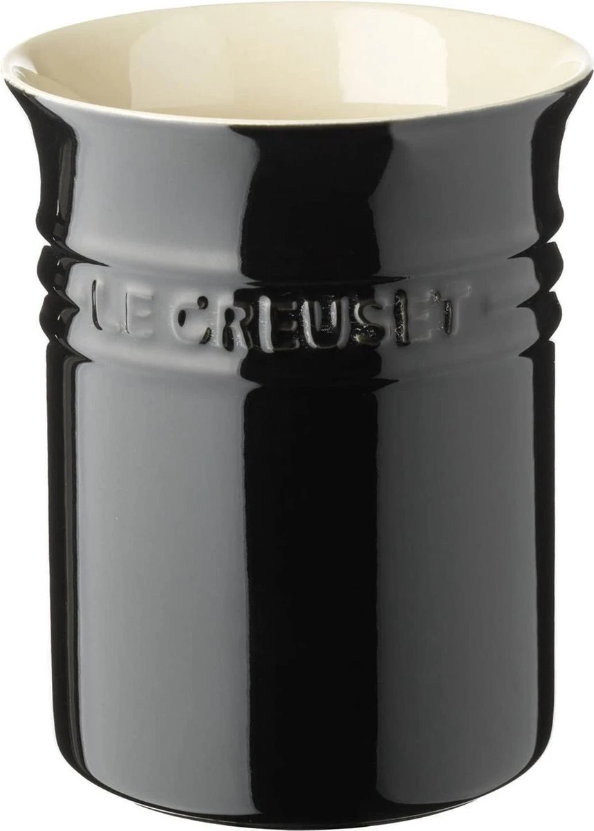 Le Creuset Lepelpot Zwart 3 Le Creuset Lepelpot Zwart