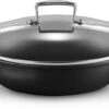 Le Creuset Hapjespan Met Deksel - Les Forgées TNS - ø 28 Cm / 3.2 Liter - Standaard Anti-aanbaklaag -Le Creuset LC 20190624 ZS PS FS 51107280010502 001