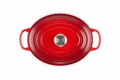 Le Creuset Braadpan Signature - Ovaal - Kersenrood - ø 33 Cm / 7.5 Liter 11 Le Creuset Braadpan Signature - Ovaal - Kersenrood - ø 33 Cm / 7.5 Liter -Le Creuset LC 20191021 HL PS FS 21178290602430 004 1