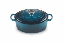 Le Creuset Braadpan Signature - Ovaal - Deap Teal - ø 29 Cm / 4.7 Liter -Le Creuset LC 20210125 HL PS FS 21178296422430 002