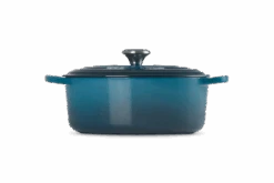 Le Creuset Braadpan Signature - Ovaal - Deap Teal - ø 29 Cm / 4.7 Liter -Le Creuset LC 20210125 HL PS FS 21178296422430 003