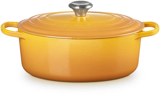Le Creuset Braadpan Signature - Ovaal - Nectar - ø 29 Cm / 4.7 Liter 4 Le Creuset Braadpan Signature - Ovaal - Nectar - ø 29 Cm / 4.7 Liter - Afbeelding 2
