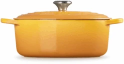 Le Creuset Braadpan Signature - Ovaal - Nectar - ø 29 Cm / 4.7 Liter 11 Le Creuset Braadpan Signature - Ovaal - Nectar - ø 29 Cm / 4.7 Liter -Le Creuset LC 20220720 HL PS FS 21178296724430 003