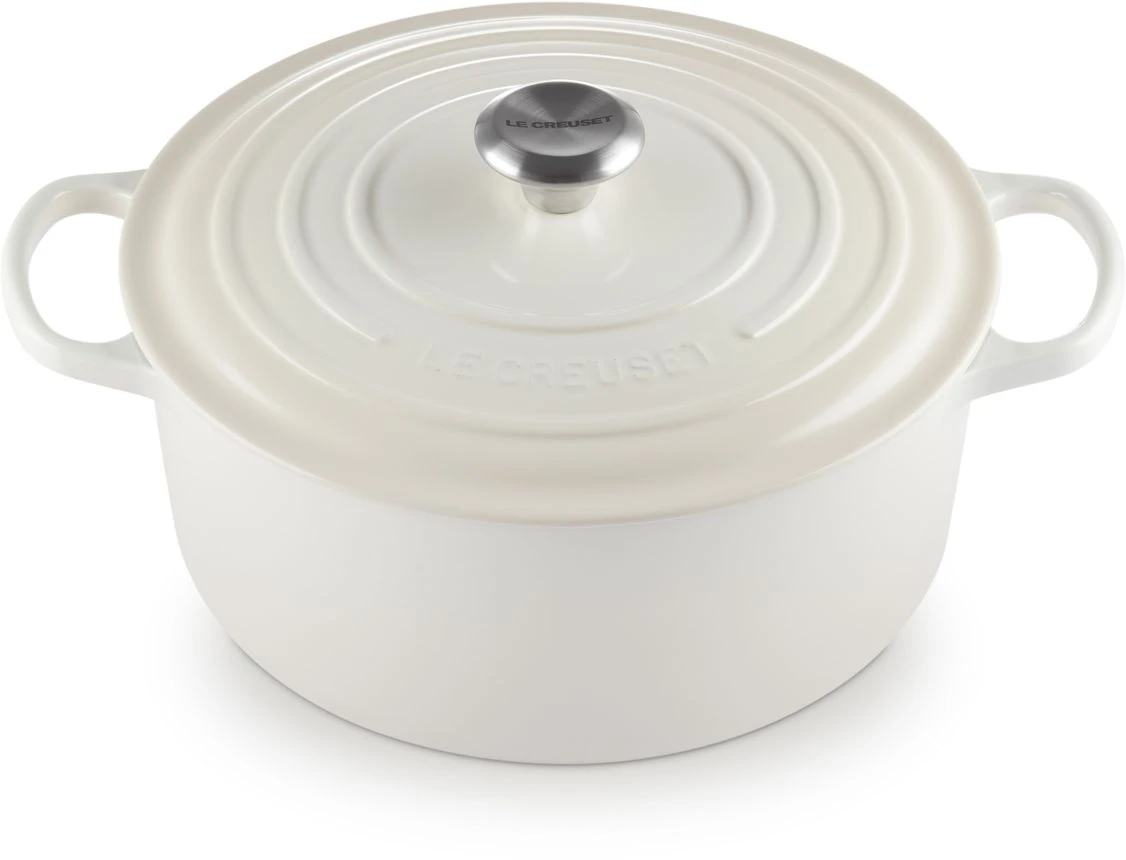 Le Creuset Braadpan Signature - Meringue - ø 26 Cm / 5.3 Liter 3 Le Creuset Braadpan Signature - Meringue - ø 26 Cm / 5.3 Liter