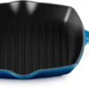 Le Creuset Grillpan Signature - Azure - 26 X 26 Cm - Geëmailleerde Anti-aanbaklaag -Le Creuset LC 20231011 HL PS FS 20183262200422 002