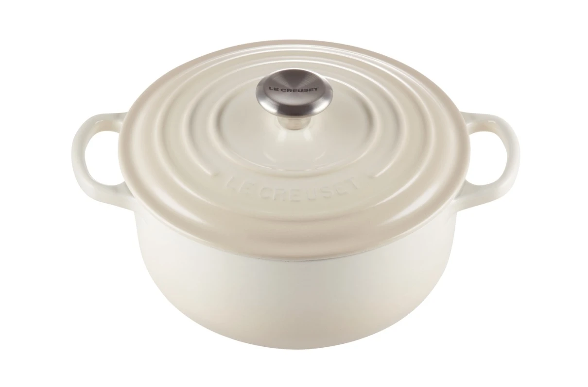 Le Creuset Braadpan Signature - Meringue - ø 20 Cm / 2.4 Liter 3 Le Creuset Braadpan Signature - Meringue - ø 20 Cm / 2.4 Liter