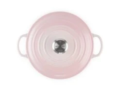 Le Creuset Braadpan Signature - Marmite - Shell Pink - ø 24 Cm / 3.1 Liter 9 Le Creuset Braadpan Signature - Marmite - Shell Pink - ø 24 Cm / 3.1 Liter -Le Creuset le creuset braadpan marmite shell pink 24cm 1