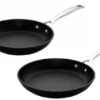 Le Creuset Koekenpannenset Les Forgées TNS - ø 24 En 28 Cm - Standaard Anti-aanbaklaag -Le Creuset le creuset pannenset